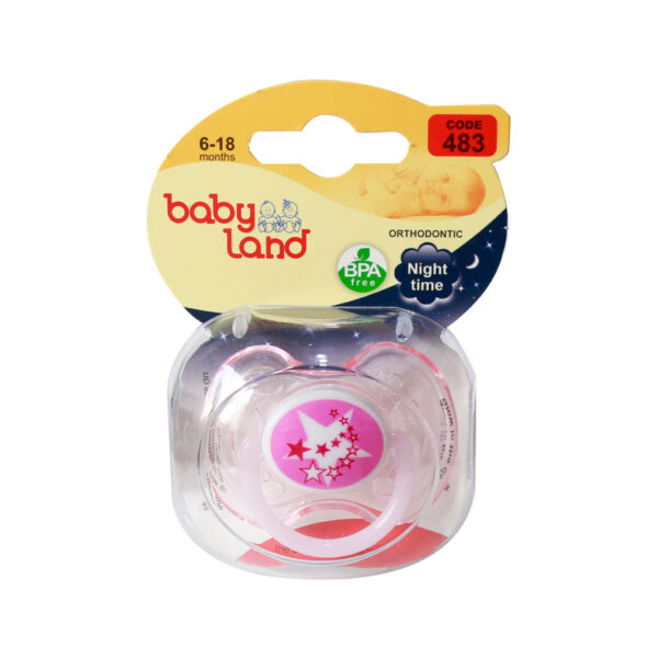Baby-Land-Night-time-Orthodontic-Pacifier-Code-483-6-18-Months